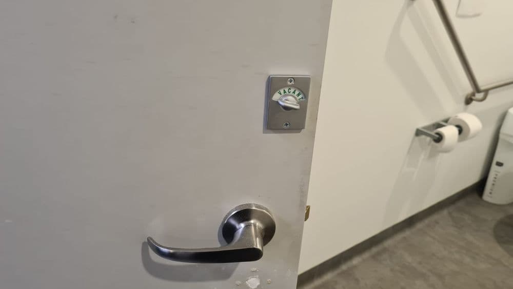 Toilet Indicator Lock Installation